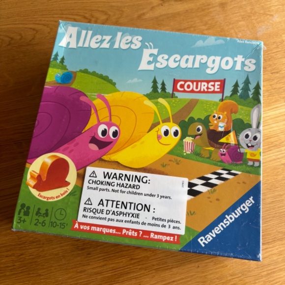 NEW, Ravensburger, "Allez les Escargots", "Snail's Pace Race", (FRENCH EDITION) - Picture 1 of 9